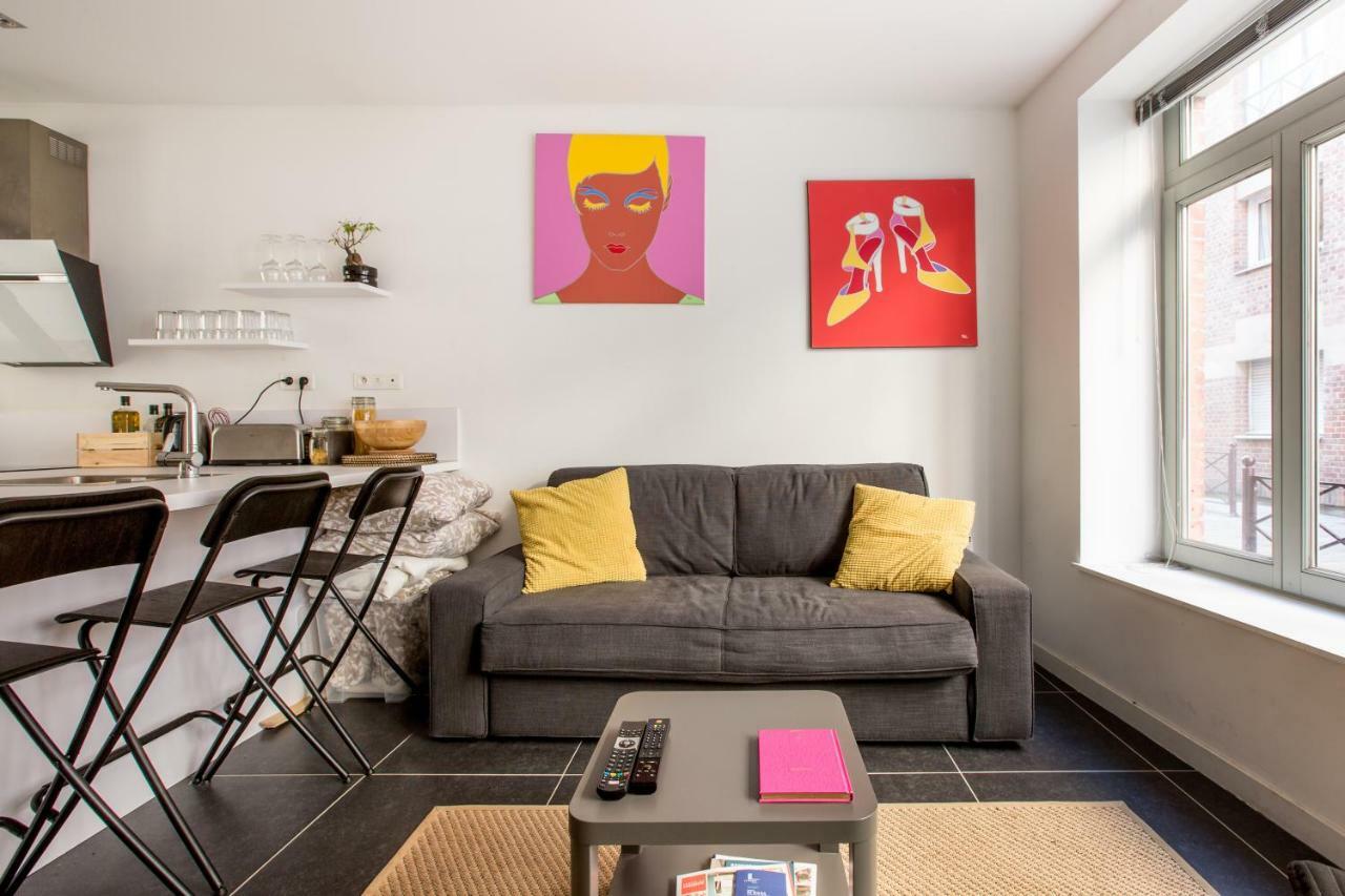 Charmant Appartement Au Coeur Du Vieux 里尔 外观 照片